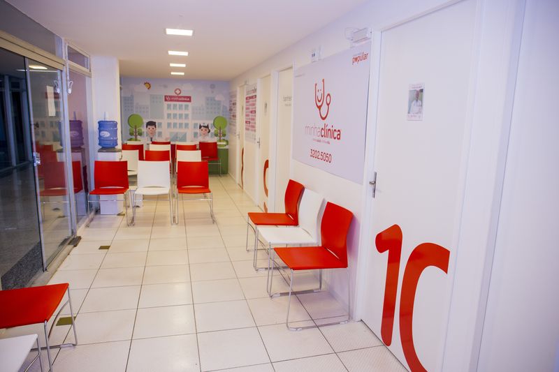 Recepção da unidade Asa Sul